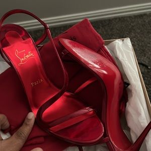 Red Christian Louboutin. Worn twice